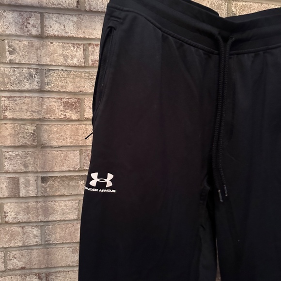Under Armour Black Jogger Sweatpants - Men's Large - Picture 2 of 4